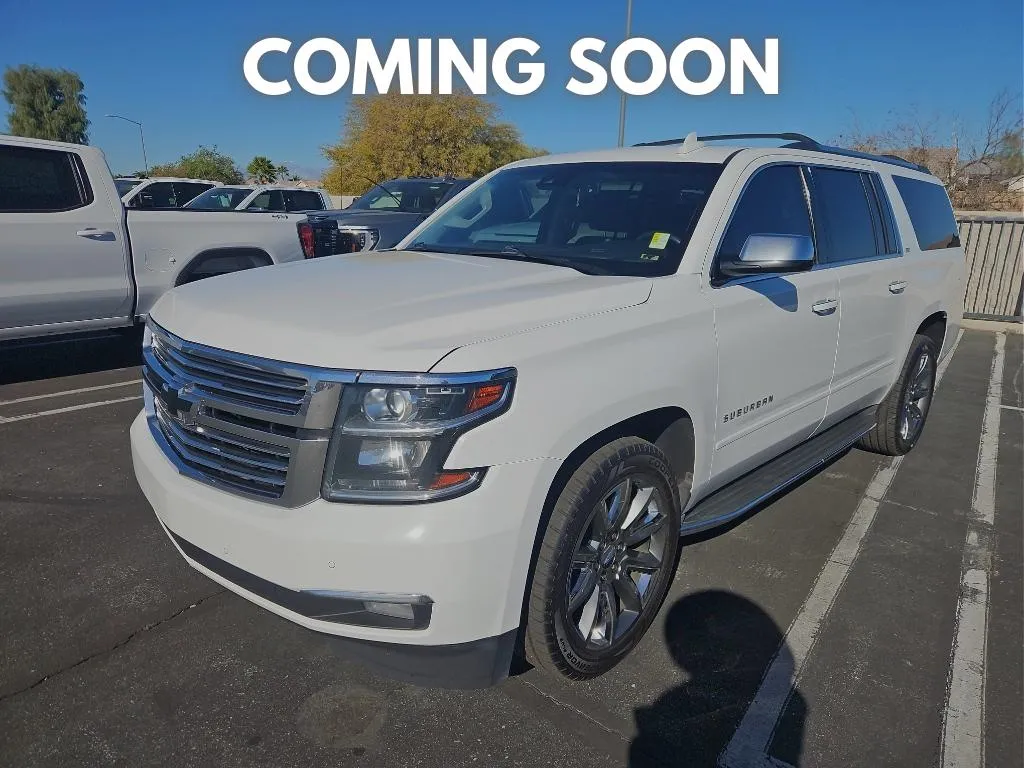 White 2016 Chevrolet Suburban LTZ for sale in Indio, CA