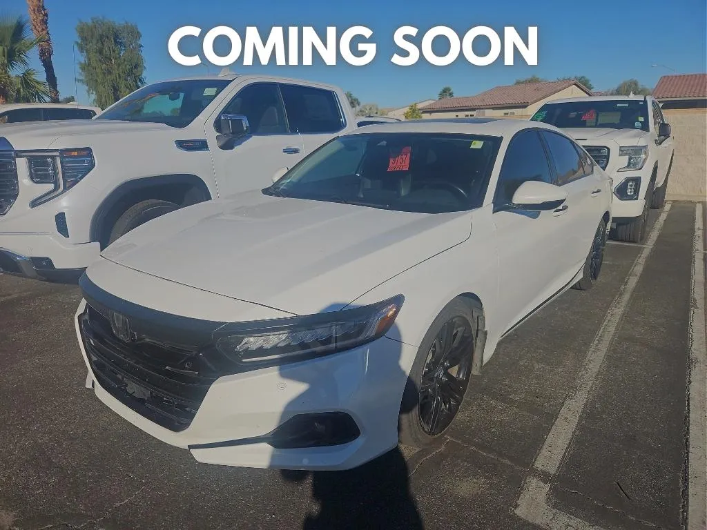 White 2022 Honda Accord Touring for sale in Indio, CA