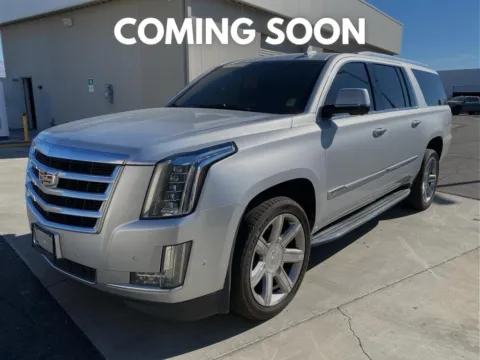 Silver 2018 Cadillac Escalade ESV Luxury for sale in Indio, CA