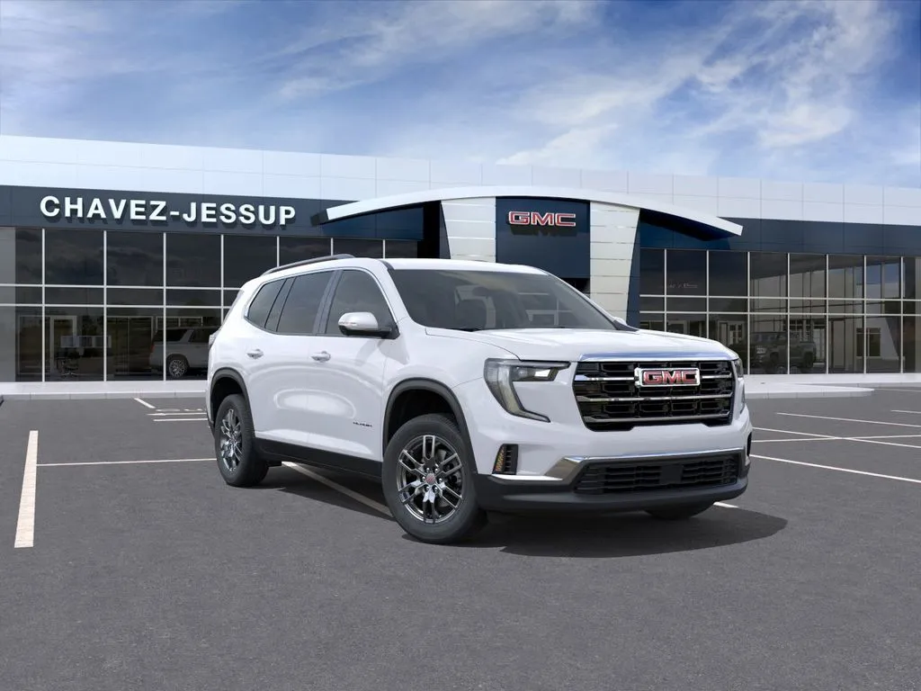 White 2026 GMC Acadia FWD Elevation for sale in Indio, CA