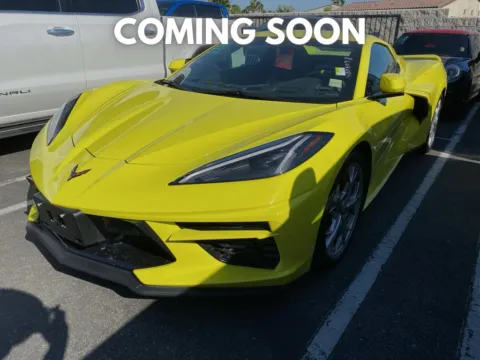 Yellow 2023 Chevrolet Corvette 3LT for sale in Indio, CA