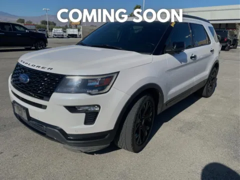 White 2019 Ford Explorer Sport for sale in Indio, CA