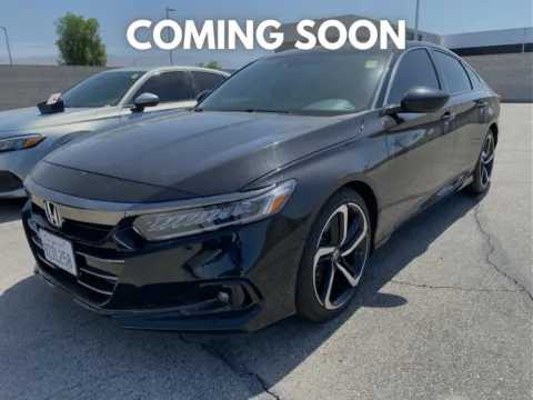 Black 2022 Honda Accord Sport for sale in Indio, CA