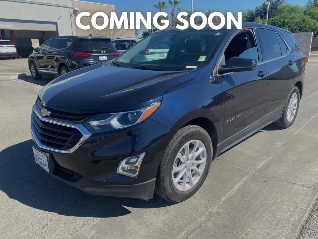 Blue 2020 Chevrolet Equinox LT for sale in Indio, CA