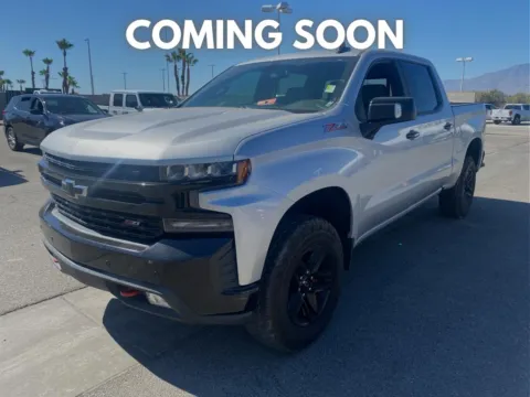 Silver 2020 Chevrolet Silverado LT Trail Boss for sale in Indio, CA
