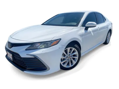 White 2022 Toyota Camry LE for sale in Indio, CA