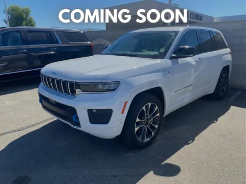 White 2023 Jeep Grand Cherokee 4xe Overland for sale in Indio, CA