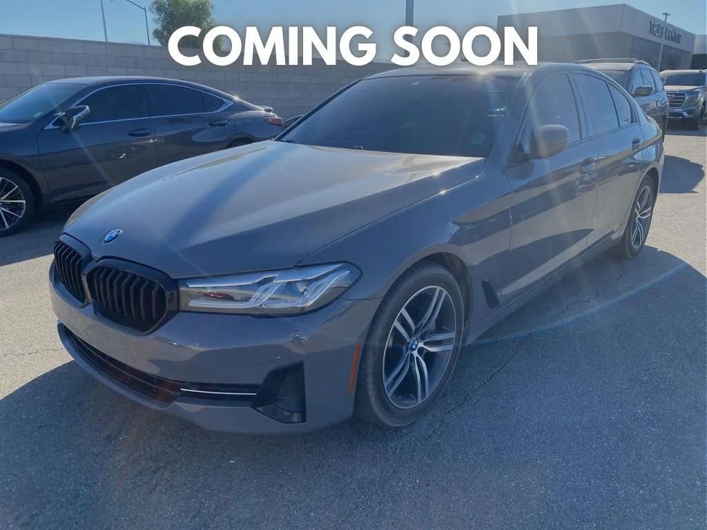 Gray 2021 BMW 5 series 530i for sale in Indio, CA