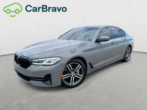 Gray 2021 BMW 5 series 530i for sale in Indio, CA