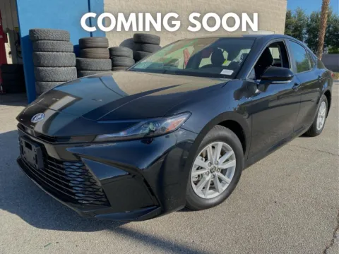 Black 2025 Toyota Camry Hybrid LE for sale in Indio, CA