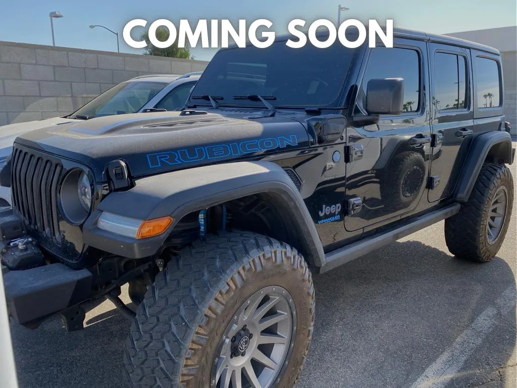Black 2022 Jeep Wrangler Unlimited Rubicon for sale in Indio, CA
