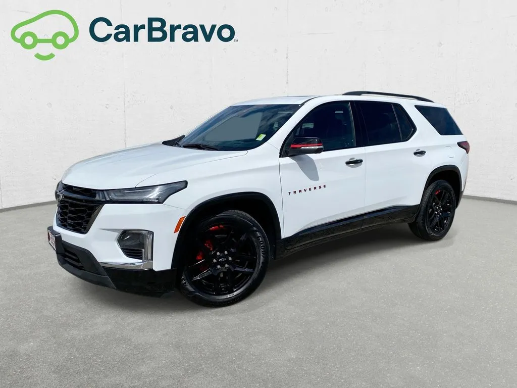 White 2022 Chevrolet Traverse Premier for sale in Indio, CA