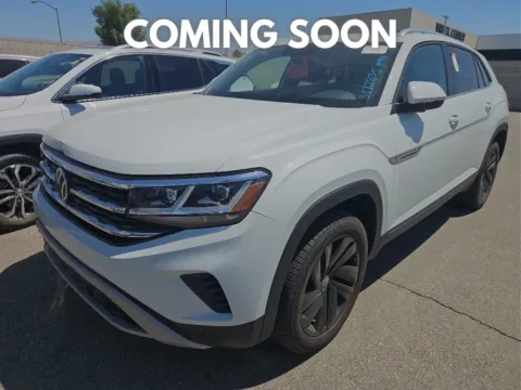 White 2023 Volkswagen Atlas Cross Sport 3.6L V6 SE w/Technology for sale in Indio, CA