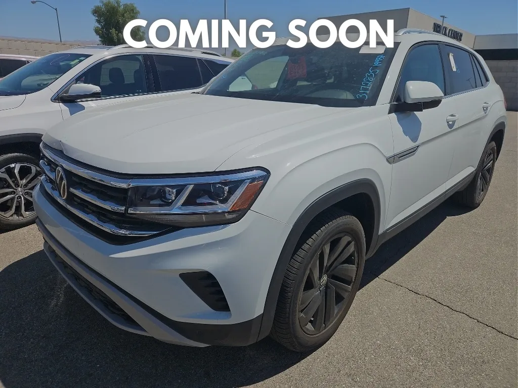 White 2023 Volkswagen Atlas Cross Sport 3.6L V6 SE w/Technology for sale in Indio, CA