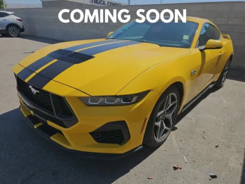Yellow 2024 Ford Mustang GT Premium for sale in Indio, CA