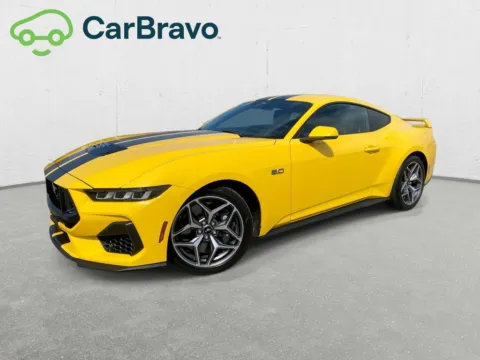 Yellow 2024 Ford Mustang GT Premium for sale in Indio, CA