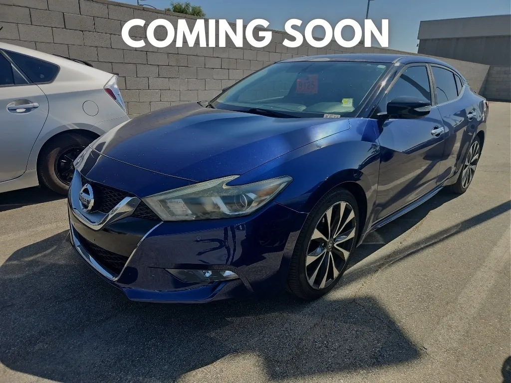 Blue 2016 Nissan Maxima 3.5 SR for sale in Indio, CA