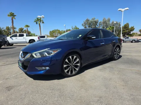 Blue 2016 Nissan Maxima 3.5 SR for sale in Indio, CA