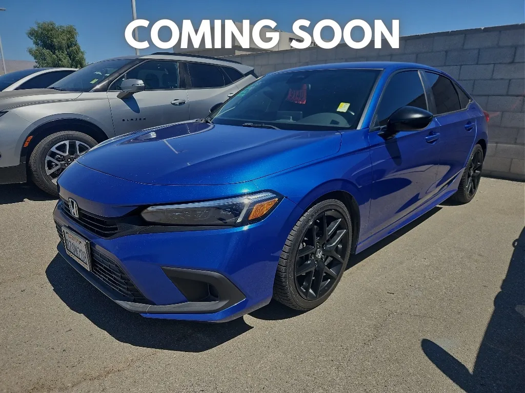 Blue 2022 Honda Civic Sport for sale in Indio, CA