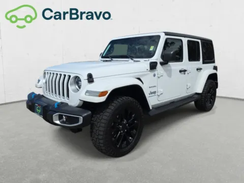 White 2023 Jeep Wrangler 4xe Sahara for sale in Indio, CA