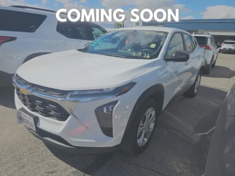 White 2025 Chevrolet Trax LS for sale in Indio, CA