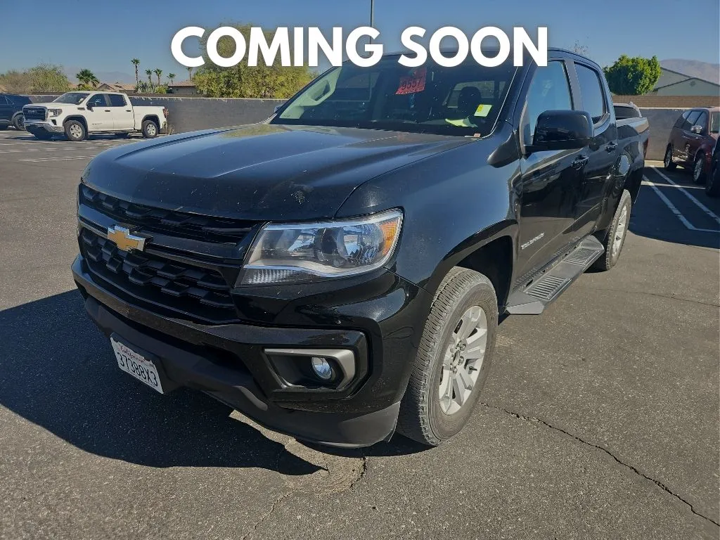 Black 2022 Chevrolet Colorado 2WD LT for sale in Indio, CA
