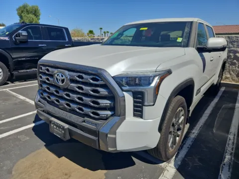 White 2024 Toyota Tundra Platinum for sale in Indio, CA