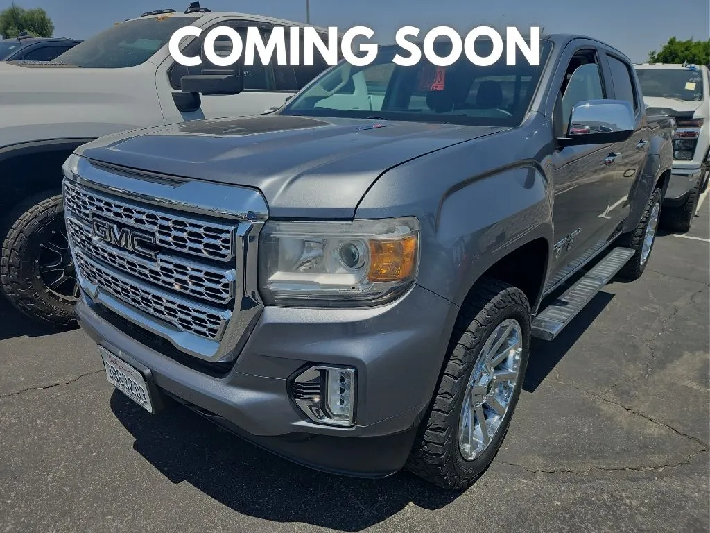 Gray 2021 GMC Canyon 4WD Denali for sale in Indio, CA
