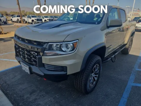 Beige 2021 Chevrolet Colorado 4WD ZR2 for sale in Indio, CA