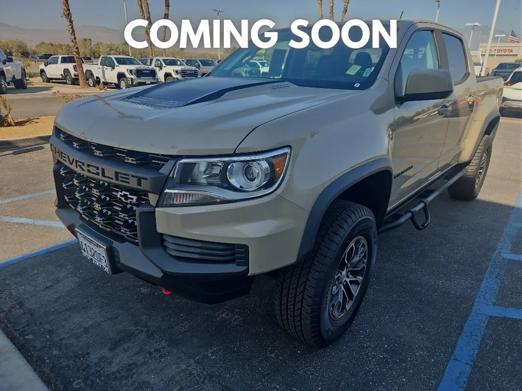 Beige 2021 Chevrolet Colorado 4WD ZR2 for sale in Indio, CA