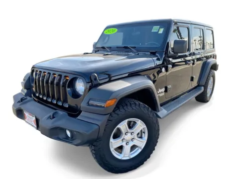Black 2020 Jeep Wrangler Sport S for sale in Indio, CA