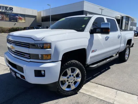 White 2018 Chevrolet Silverado LTZ for sale in Indio, CA