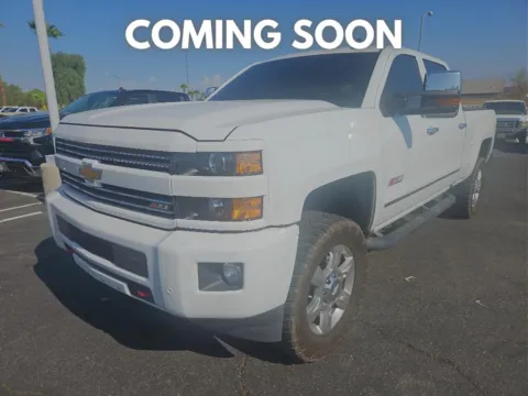 White 2018 Chevrolet Silverado LTZ for sale in Indio, CA