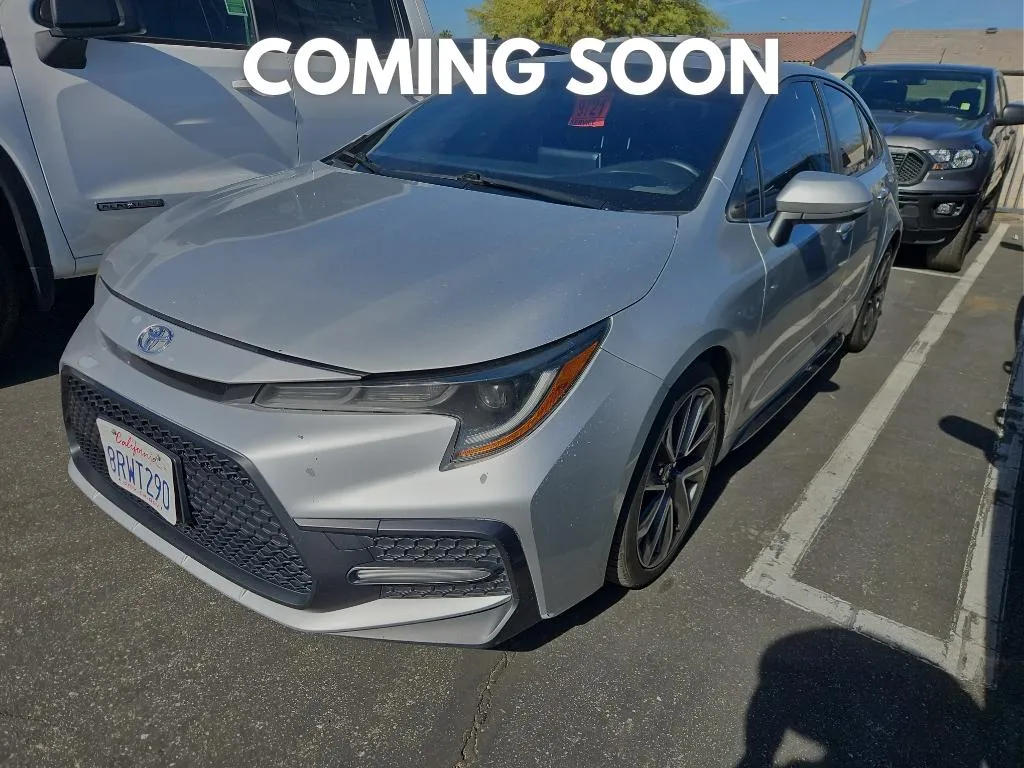 Silver 2021 Toyota Corolla SE for sale in Indio, CA