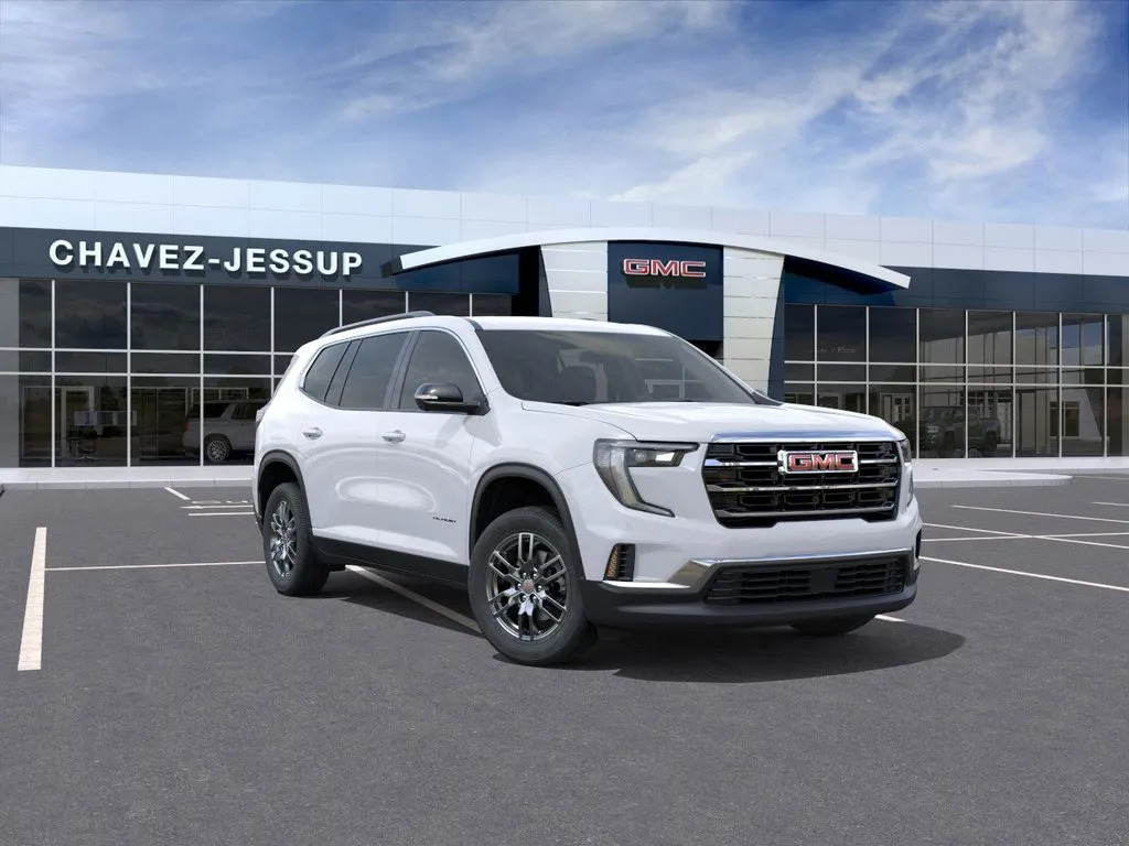 White 2026 GMC Acadia FWD Elevation for sale in Indio, CA