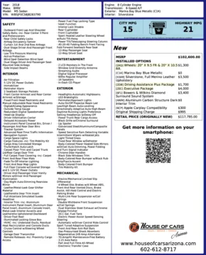 Blue 2018 BMW M5 for sale in Scottsdale, AZ