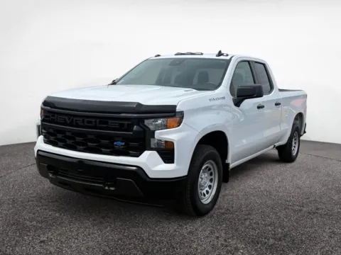 White 2024 Chevrolet Silverado 1500 2WD Double Cab Standard Bed WT for sale in Scottsdale, AZ