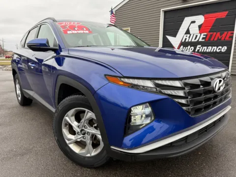 Blue 2022 HYUNDAI TUCSON SEL for sale in Crown Point, IN