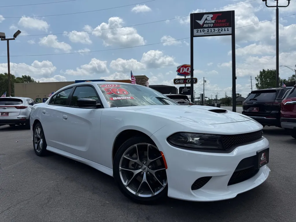 White 2023 DODGE CHARGER GT for sale in Crown Point, IN
