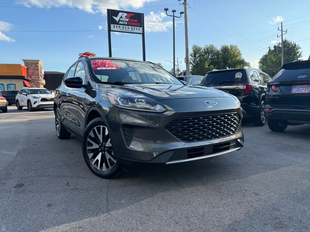 Gray 2020 FORD ESCAPE HYBRID SE SPORT for sale in Crown Point, IN