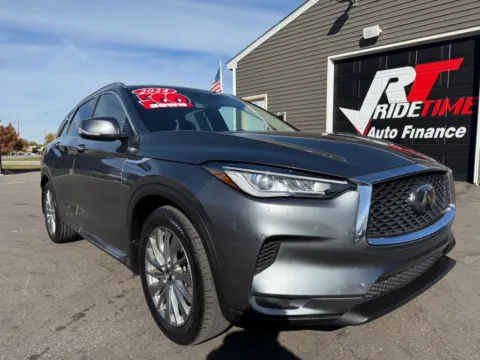Gray 2024 INFINITI QX50 LUXE for sale in Crown Point, IN