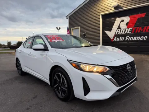 White 2025 NISSAN SENTRA SV for sale in Crown Point, IN