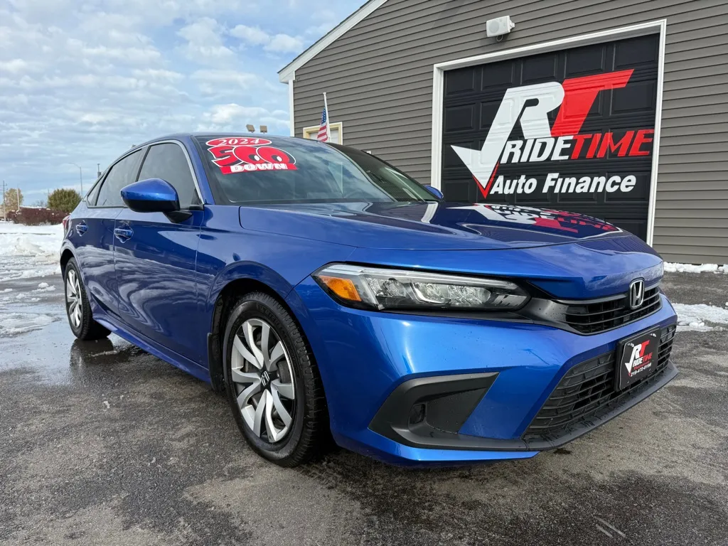 Blue 2024 HONDA CIVIC LX for sale in Crown Point, IN