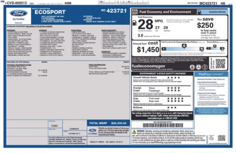 Another view of 2021 Ford EcoSport SE for sale in Warrensburg, MO at Warrensburg Ford