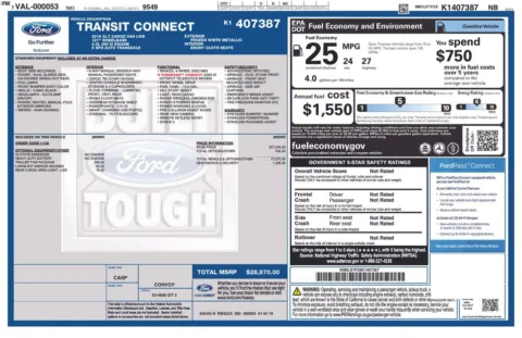 Another view of 2019 Ford Transit Connect XLT for sale in Warrensburg, MO at Warrensburg Ford