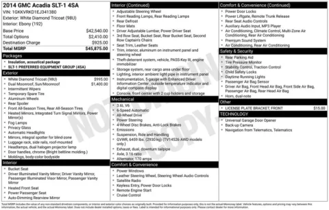 Another view of 2014 GMC Acadia SLT-1 for sale in Warrensburg, MO at Warrensburg Ford