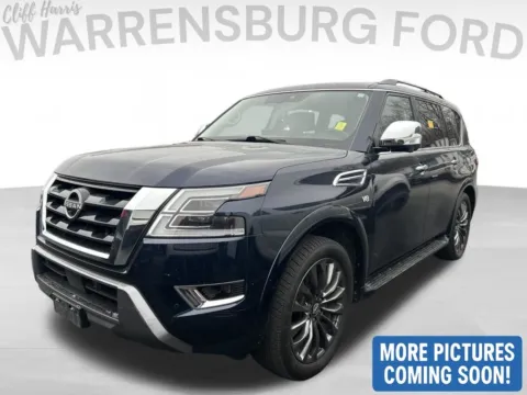 Another view of 2022 Nissan Armada Platinum for sale in Warrensburg, MO at Warrensburg Ford