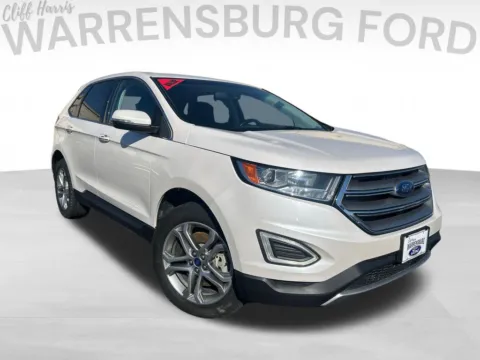 White 2017 Ford Edge Titanium for sale in Warrensburg, MO