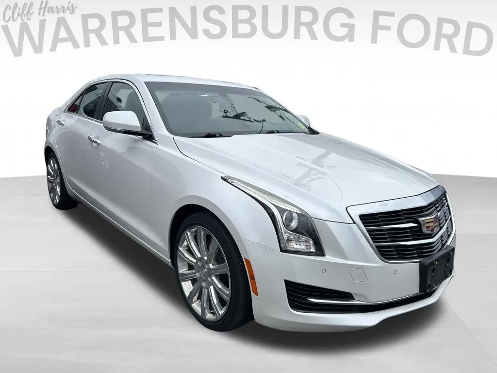 White 2015 Cadillac ATS 2.0L Turbo Luxury for sale in Warrensburg, MO
