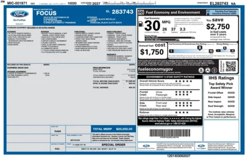Another view of 2014 Ford Focus SE for sale in Warrensburg, MO at Warrensburg Ford